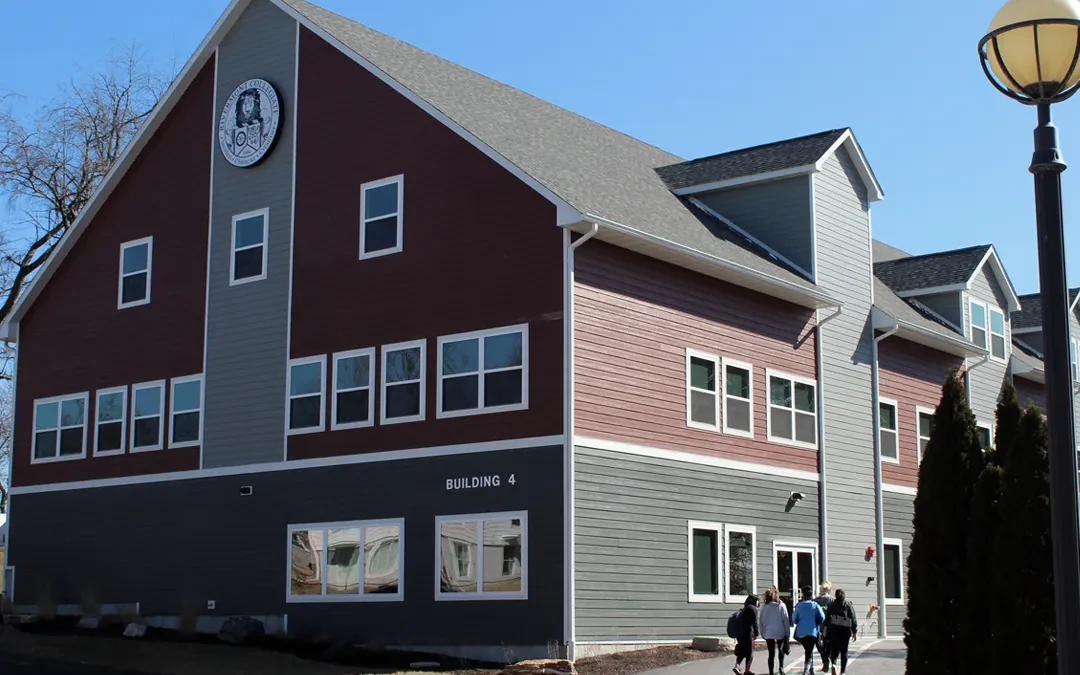 The STEAM building on the Rivermont Collegiate campus in Bettendorf, Iowa